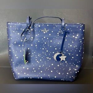 BNWT Kate Spade Kearny Grecia Tote Bag, Star Navy